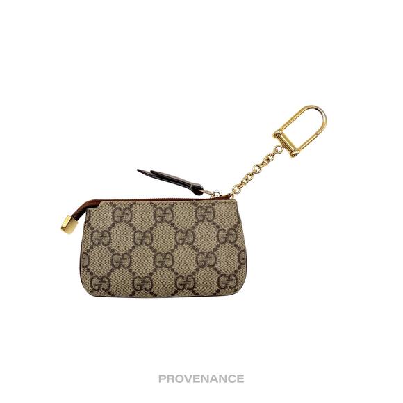 🔴 Gucci Key Pouch Cles - GG Supreme Brown - Picture 3 of 8